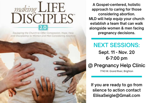 Making Life Disciples at Pregnancy Help Clinic Michigan
